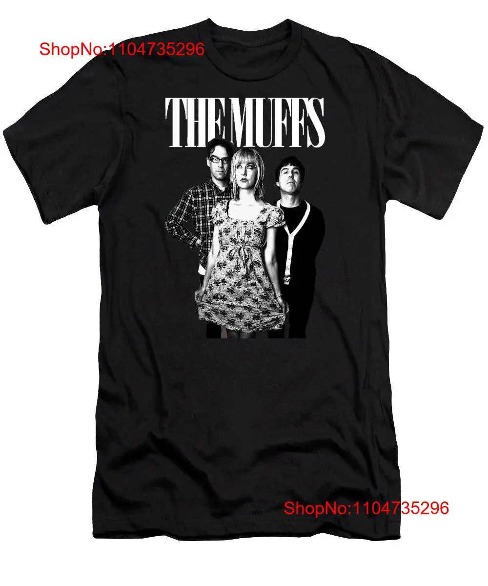 Mens Fashion Black Shirt - The Muffs t-shirt coton noir toutes