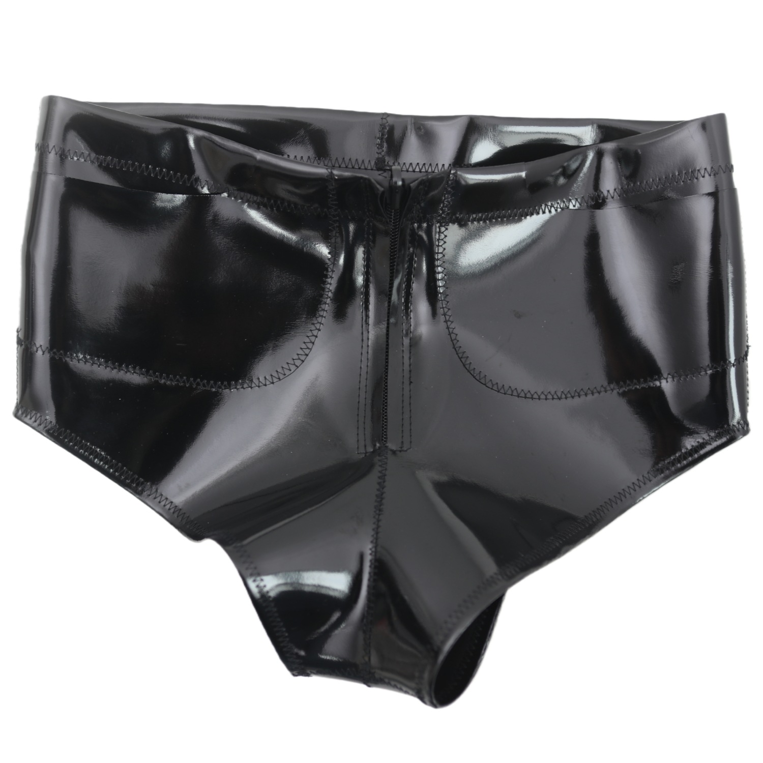 Men Fashion Rave - Shorts brillants unisexe avec poches, taille