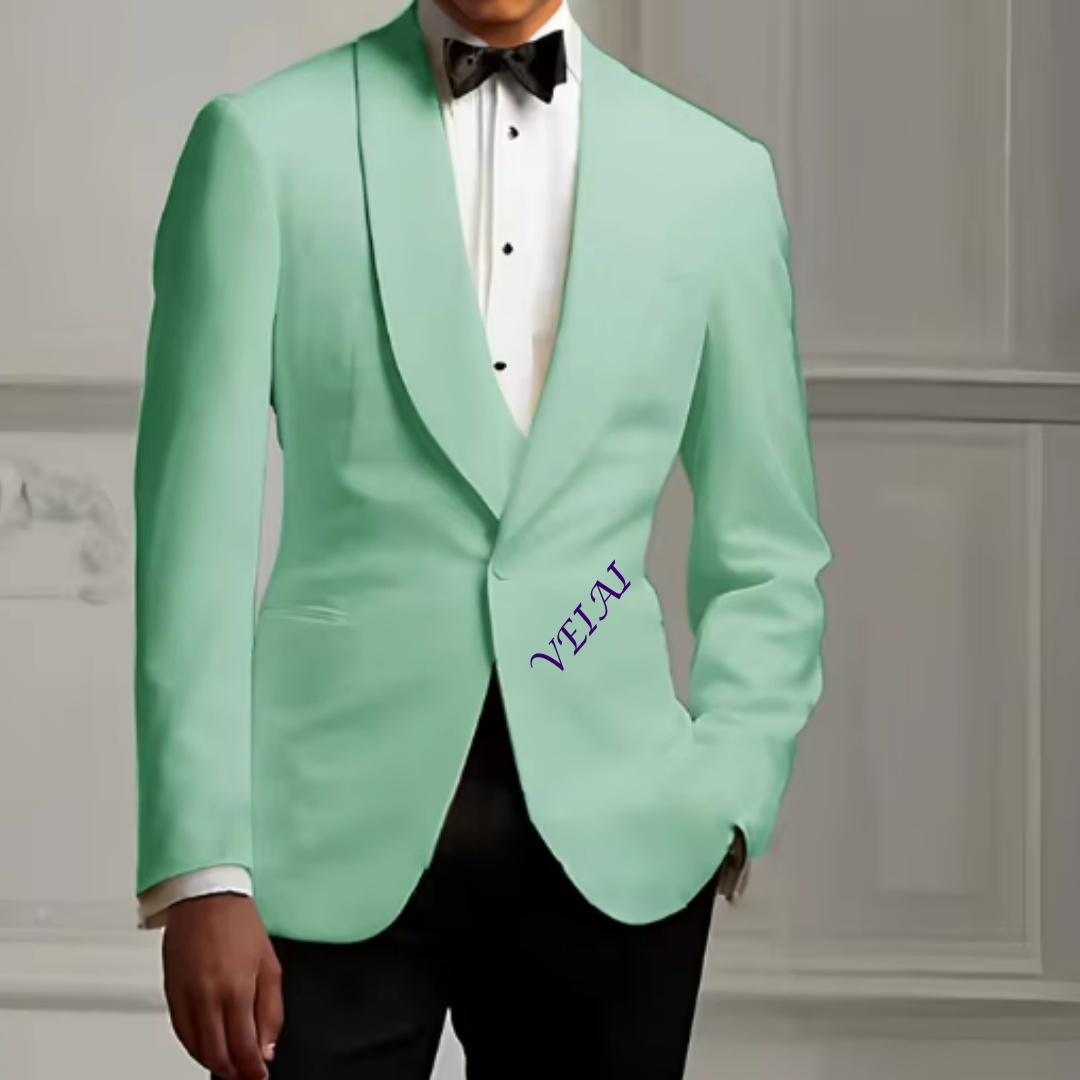 Men'S Fashion Formal - Ensemble 2 pièces costume garçon ivoire,