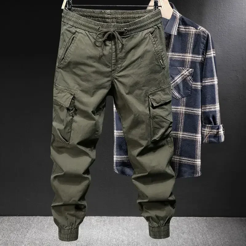 Men'S Fashion Line - Pantalon homme moto hiver noir Cargo