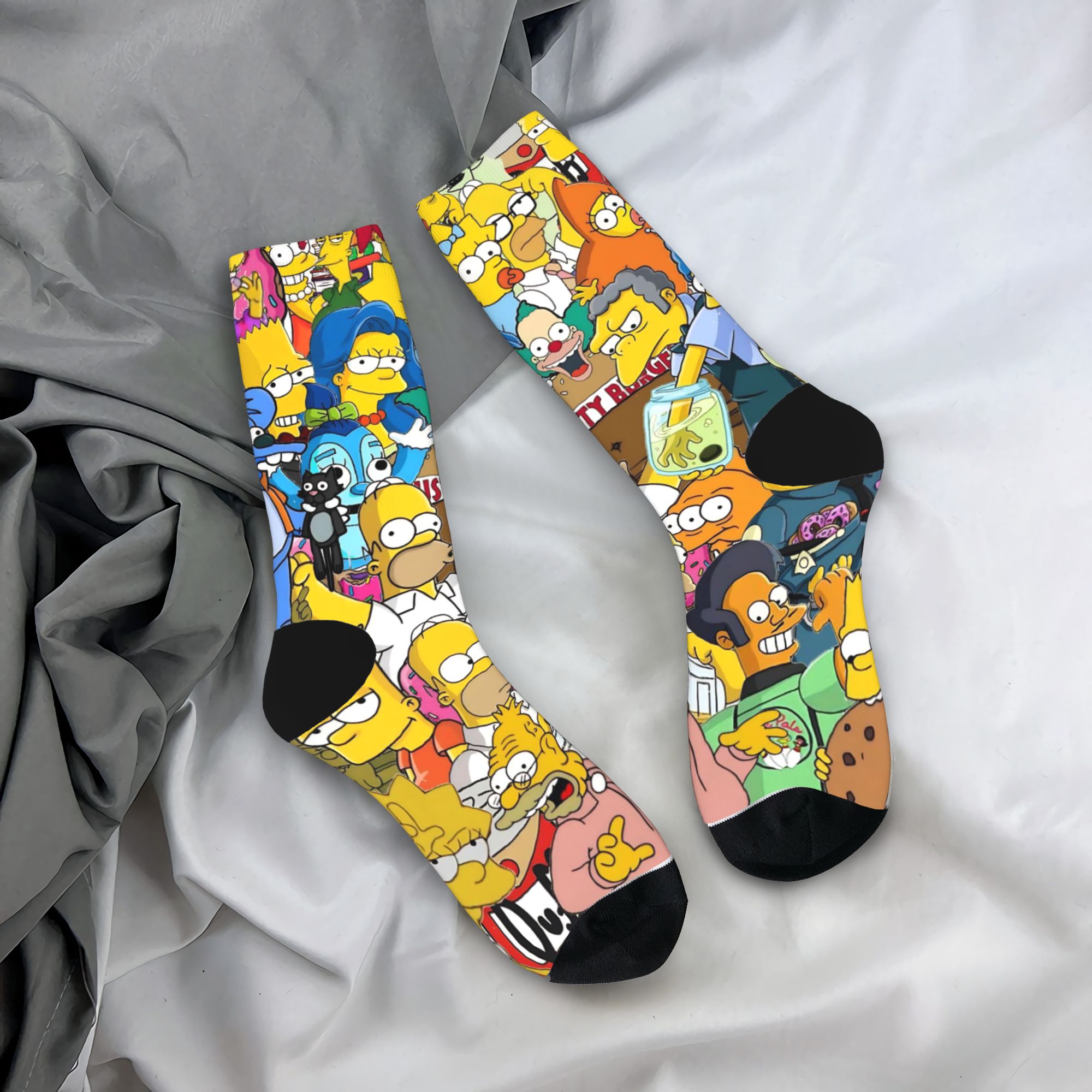 Men'S Fashion Youtube - Chaussettes de football S-Simpson en polyester