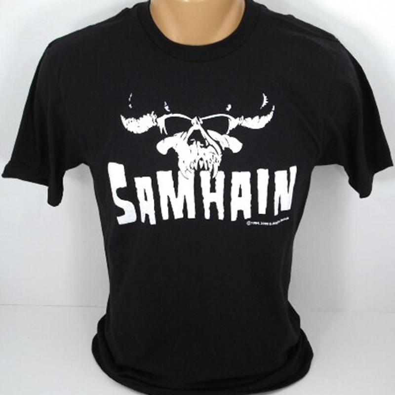 Men'S Fashion From The 80S - Samhain logo t-shirt misfits danzig années