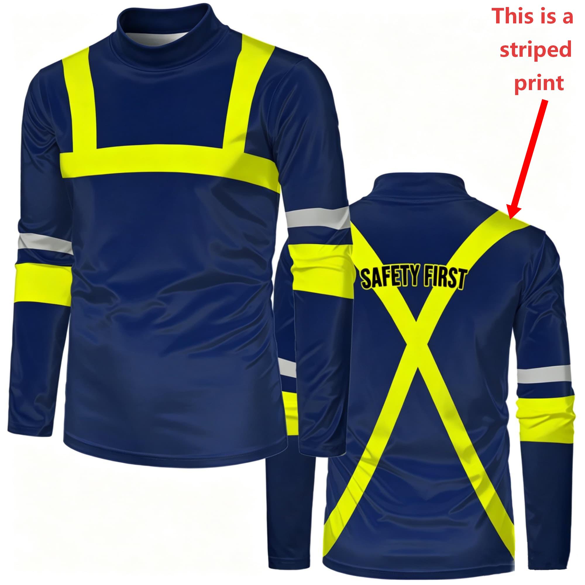 Men'S Fashion 2025 - T-shirt à col montant et manches