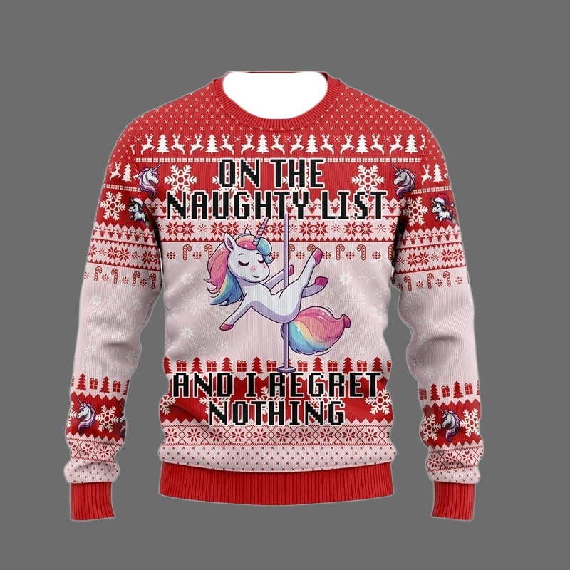 Men'S Fashion Xmas Party - Mode licorne moche pull de noël