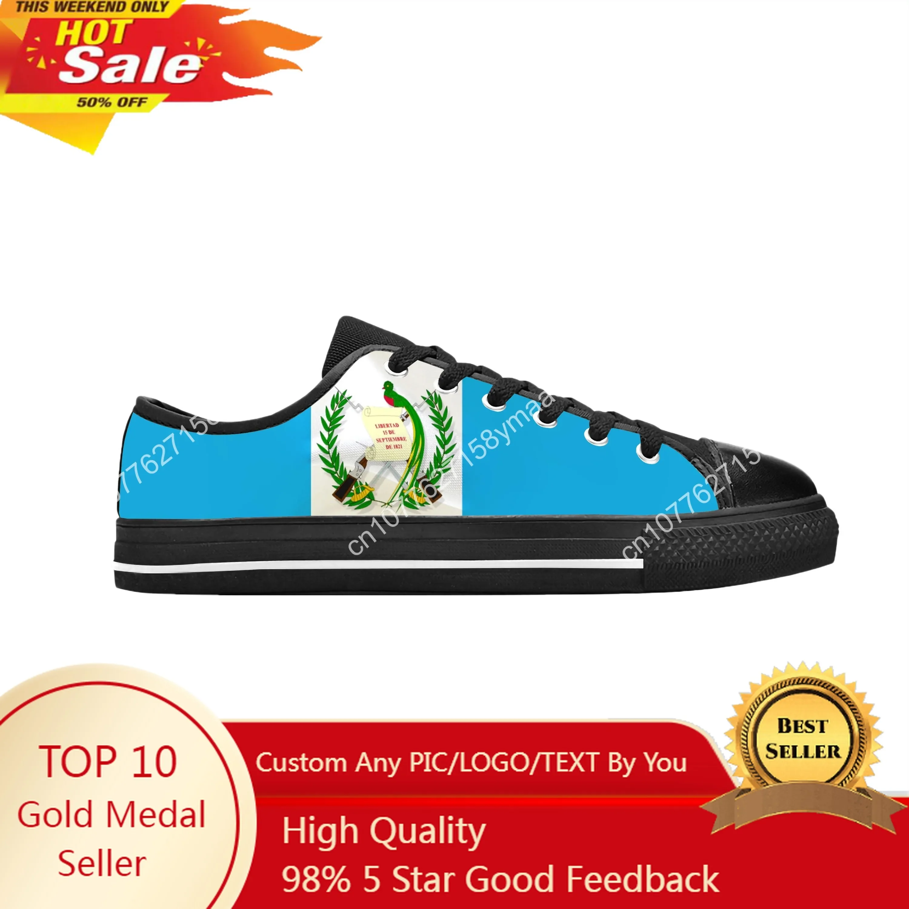 Men'S Fashion Guatemala - Guatemala, drapeau guatémaltèque, fierté patriotique, chaussures