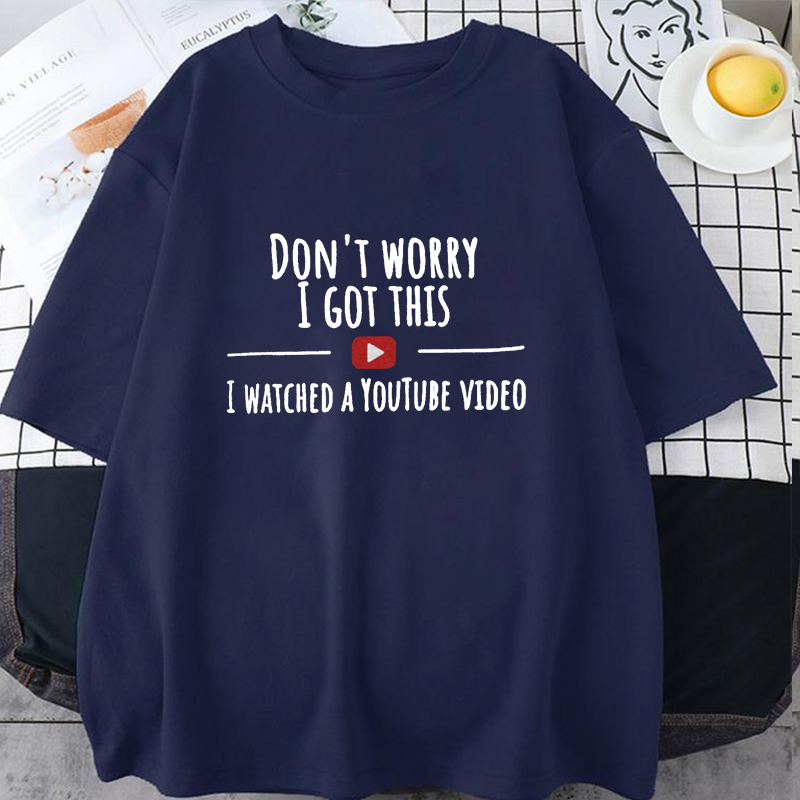 T-shirt imprimé drôle pour fem - Men'S Fashion Youtube avis et prix