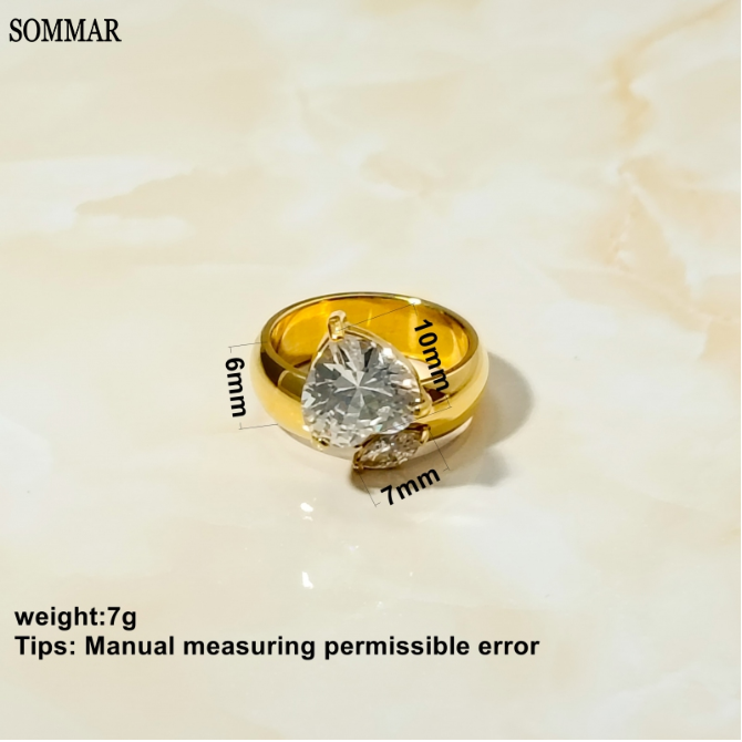 Cadeau de Noël SOMMAR, bague P - Men'S Fashion Xmas Party avis et prix