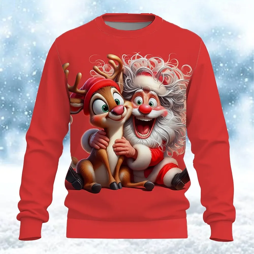 Sweat-shirt de Noël unisexe, p - Men'S Fashion Xmas Party avis et prix