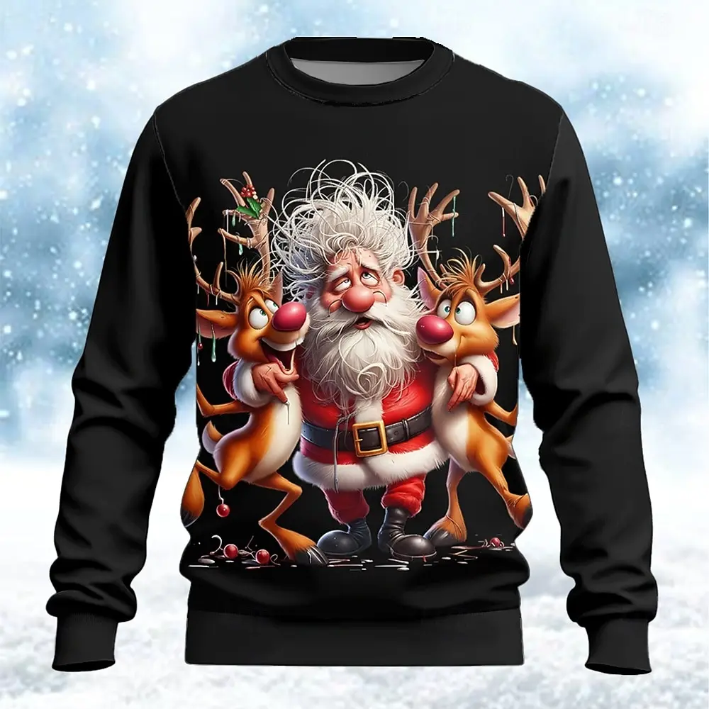 Sweat-shirt de Noël unisexe, p - Men'S Fashion Xmas Party avis et prix