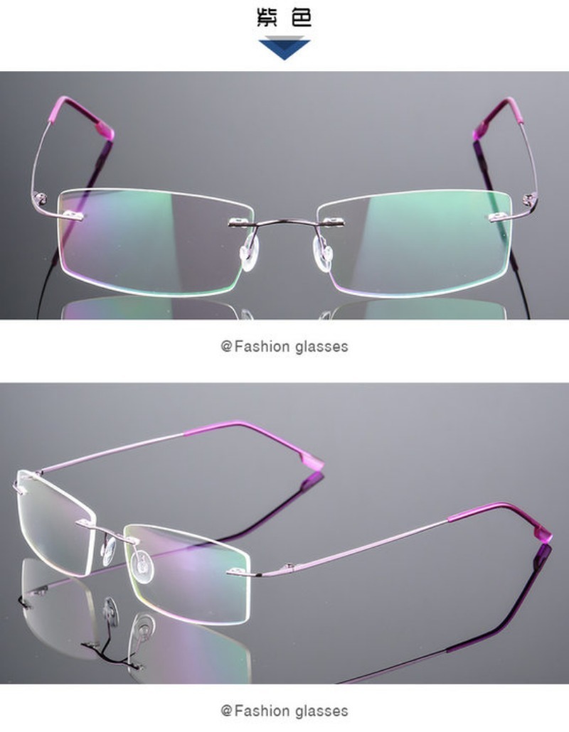 Lunettes de lecture flexibles  - Men'S Fashion Rimless Glasses avis et prix