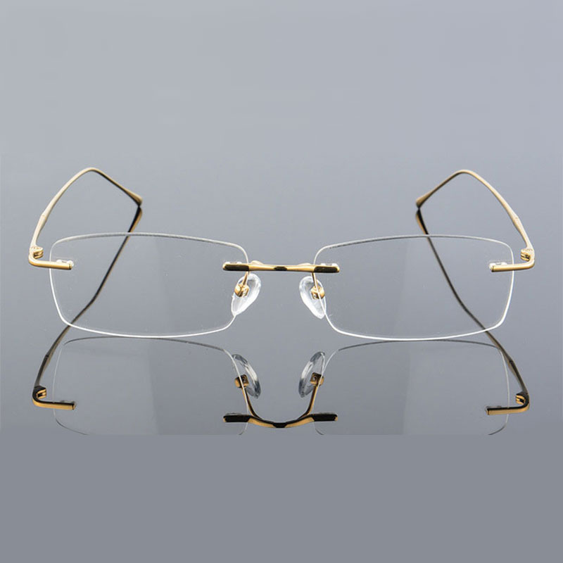 Reken Jate – lunettes sans bor - Men'S Fashion Rimless Glasses avis et prix