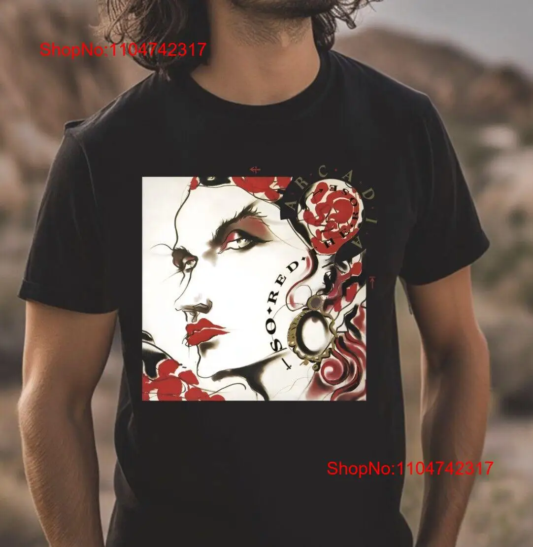 ARCADIA SO RED THE ROSE T-shir - Mens Fashion Black Shirt avis et prix