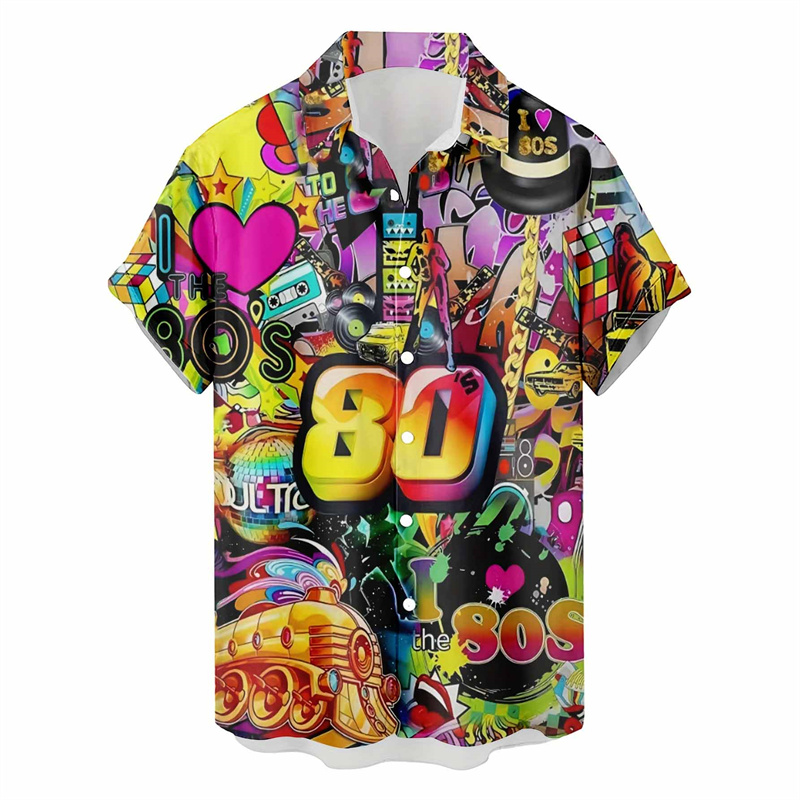 Chemises hawaïennes rétro des  - Men'S Fashion From The 80S avis et prix