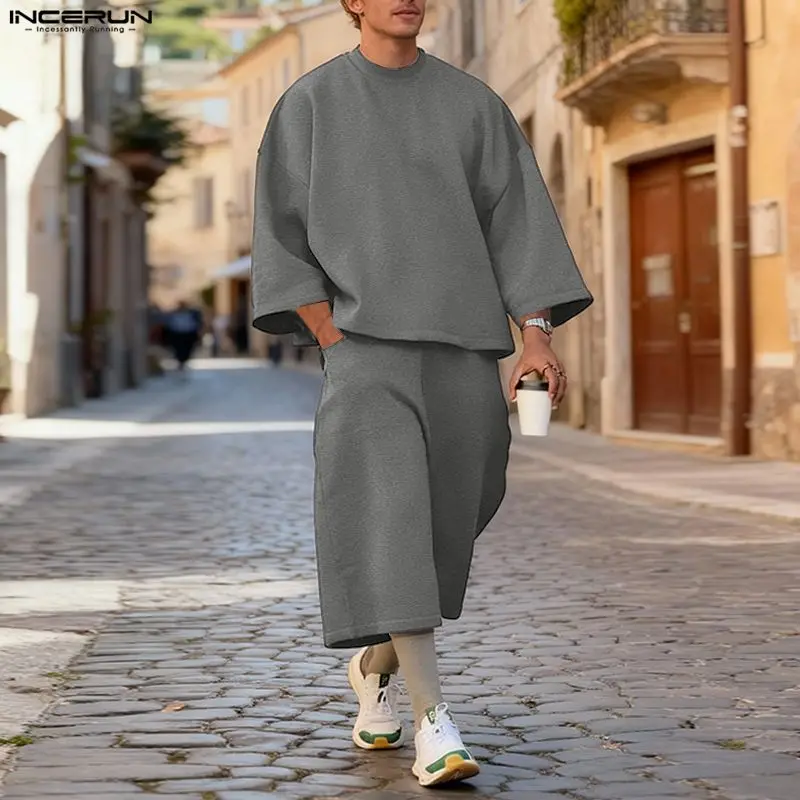 Ensemble homme INCERUN, couleu - Men'S Fashion Formal avis et prix