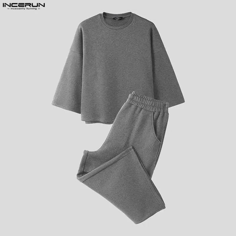 Ensemble homme INCERUN, couleu - Men'S Fashion Formal avis et prix