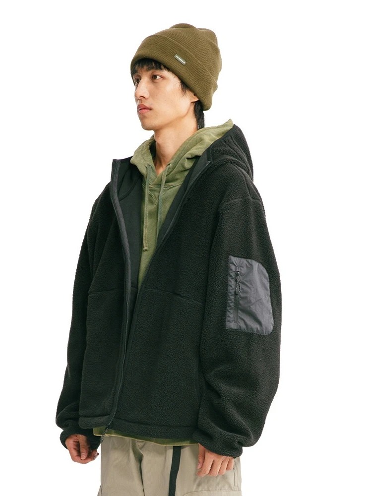 Sweat à capuche pour hommes au - Sherpa Jacket Fleece avis et prix