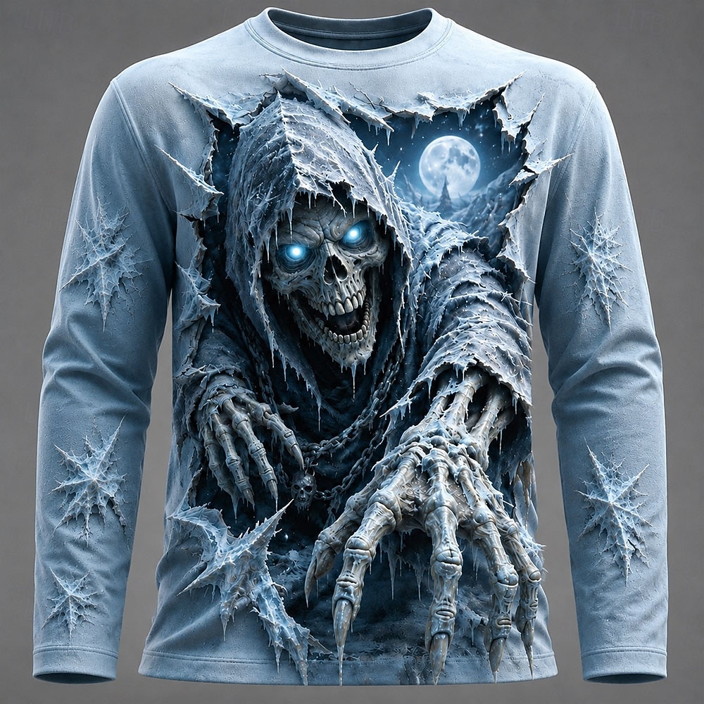 T-shirt à manches longues impr - Men'S Fashion 2025 avis et prix