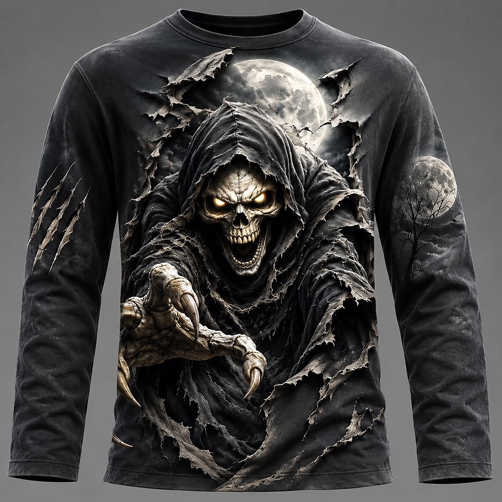 T-shirt à manches longues impr - Men'S Fashion 2025 avis et prix