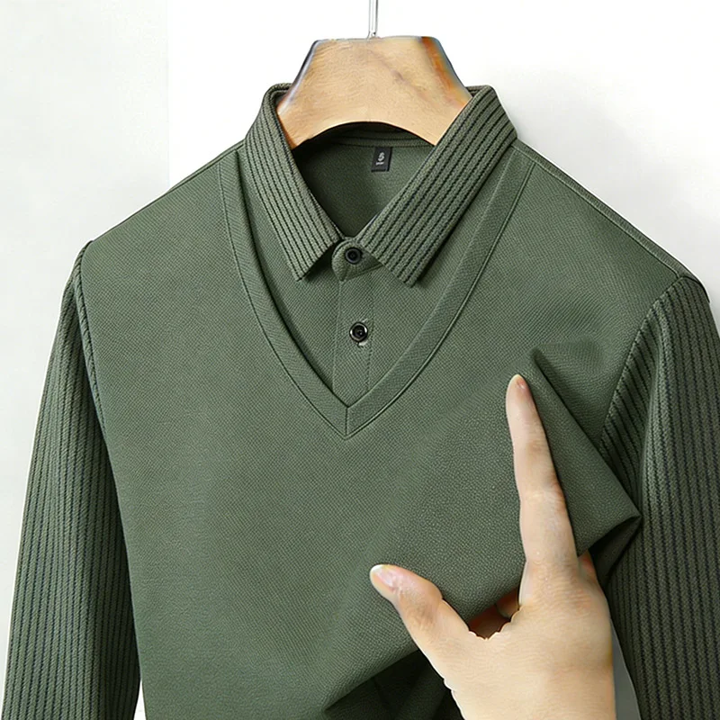 Chemise à col en V à manches l - Men'S Fashion Looks avis et prix