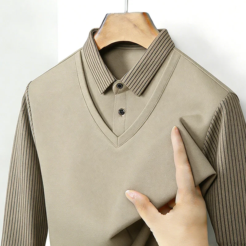 Chemise à col en V à manches l - Men'S Fashion Looks avis et prix
