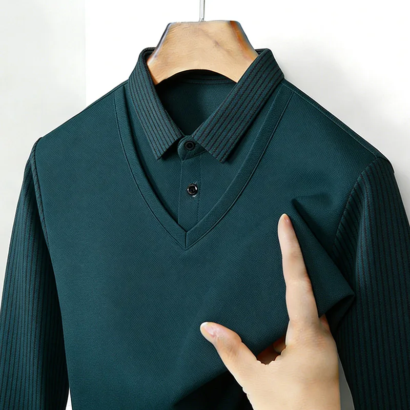 Chemise à col en V à manches l - Men'S Fashion Looks avis et prix