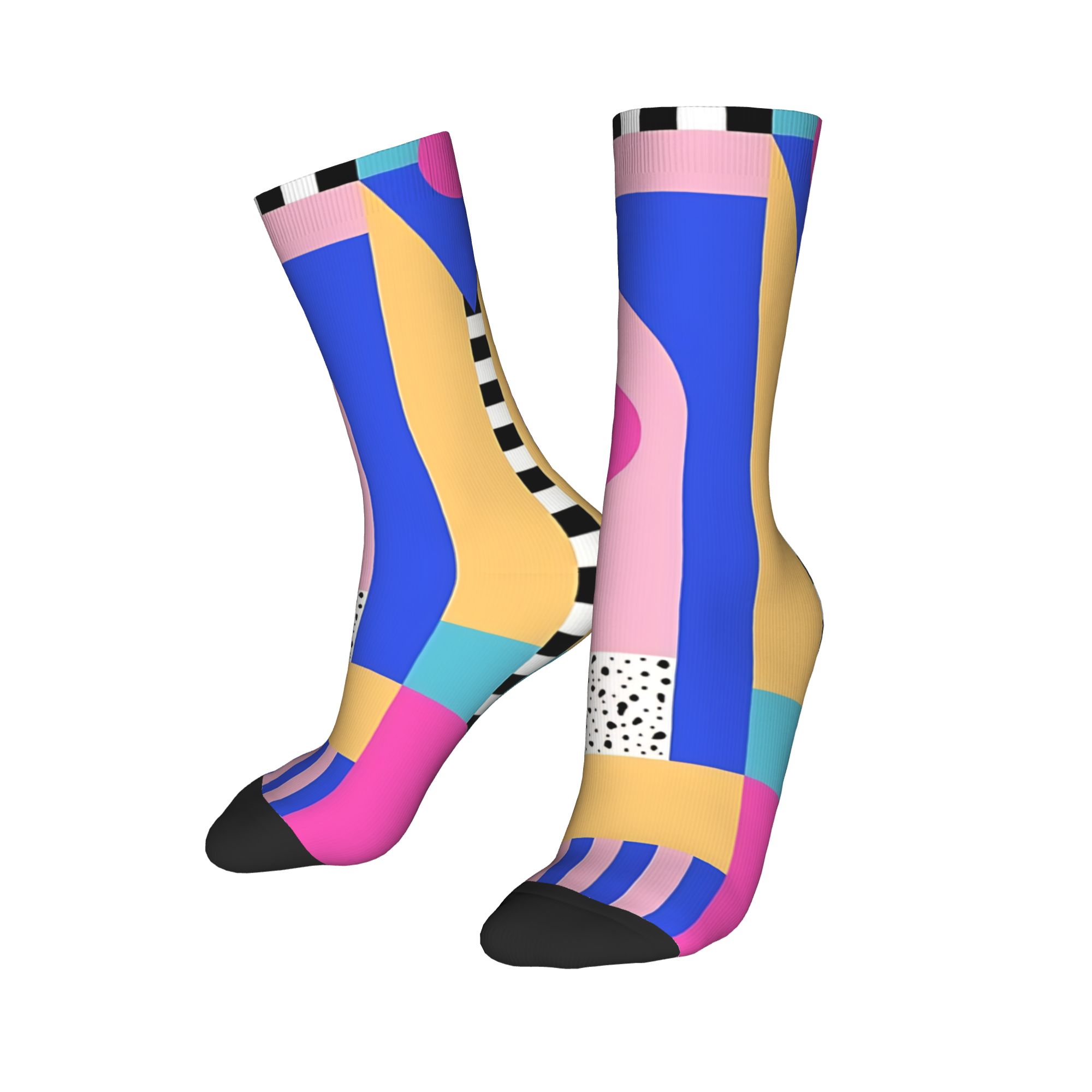 Memphis - Chaussettes rétro S  - Men'S Fashion Youtube avis et prix