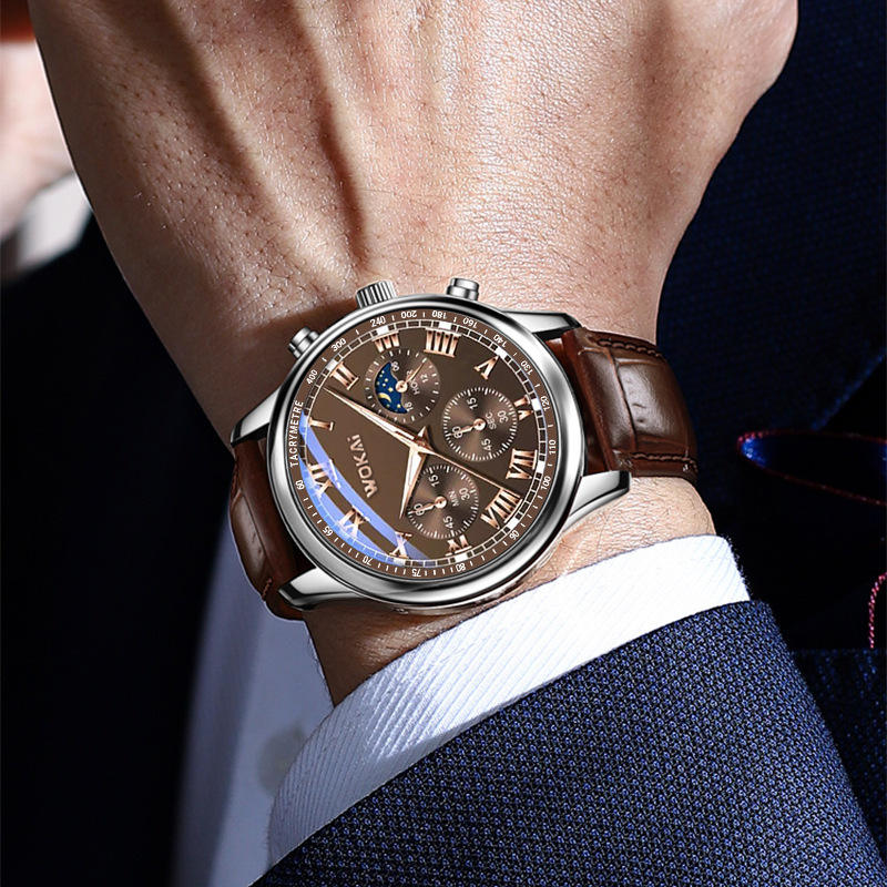 Montre en cuir marron pour hom - Mens Fashion Blog avis et prix