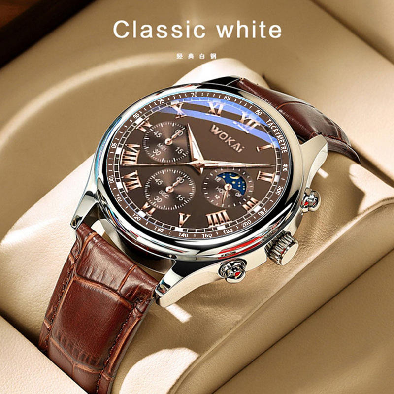 Montre en cuir marron pour hom - Mens Fashion Blog avis et prix