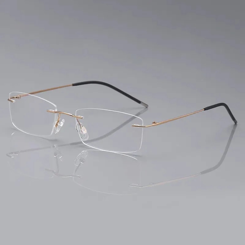 Nouvelles lunettes de lecture  - Men'S Fashion Rimless Glasses avis et prix