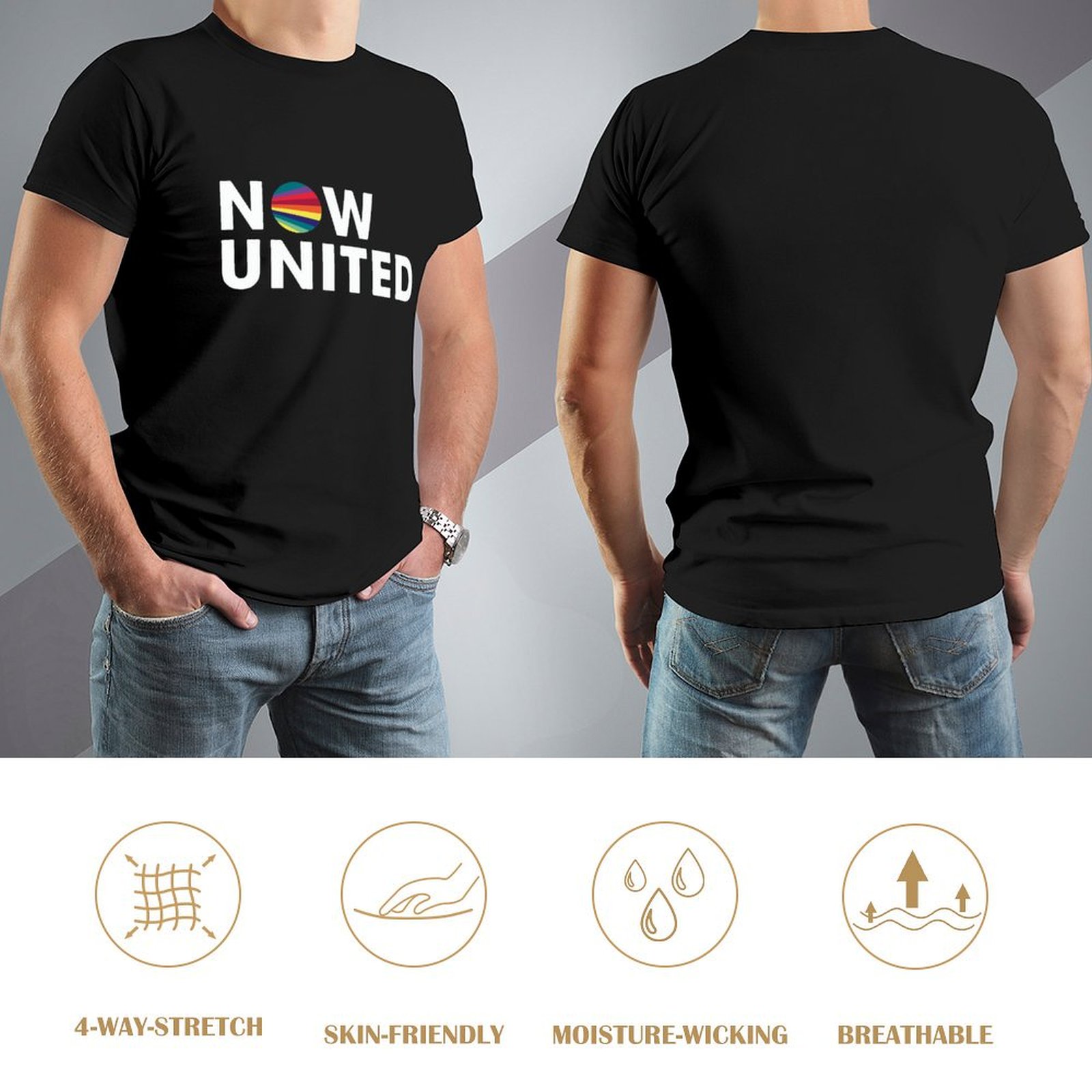 NOW UNITED-T-shirt personnalis - Men'S Fashion Now avis et prix
