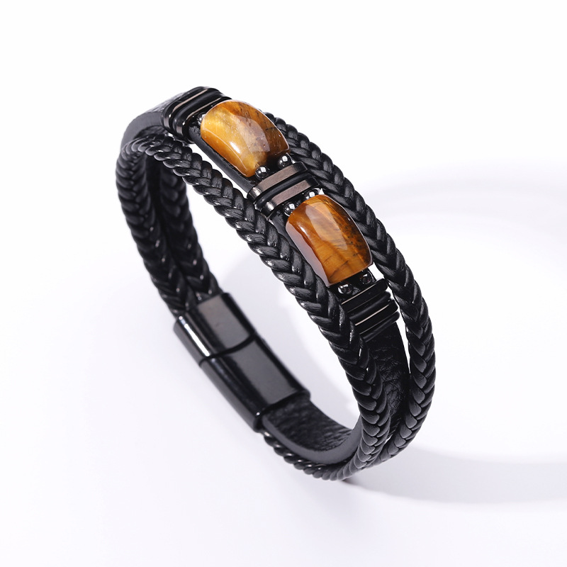 Un bracelet en pierre œil de t - Men'S Fashion Lk avis et prix