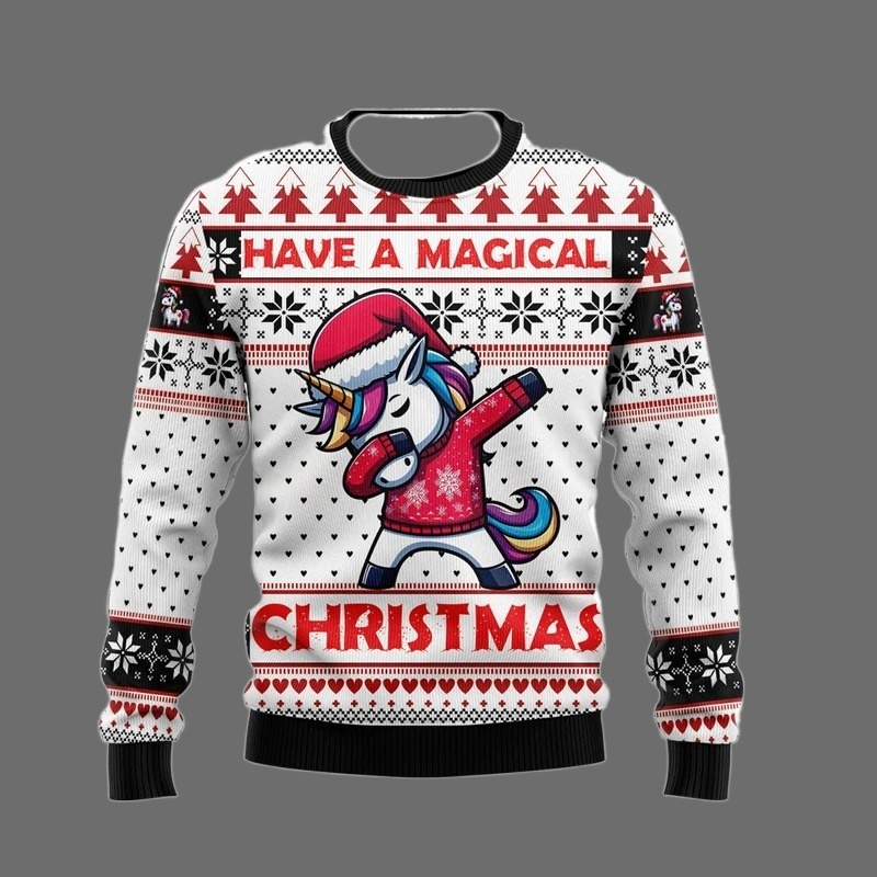 Mode licorne moche pull de noë - Men'S Fashion Xmas Party avis et prix