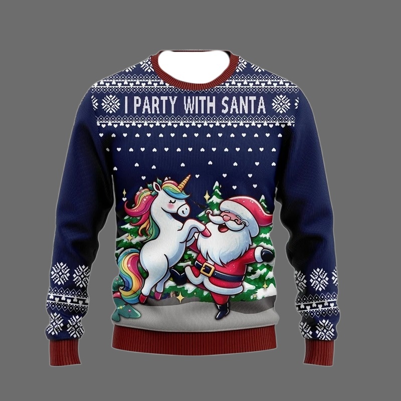 Mode licorne moche pull de noë - Men'S Fashion Xmas Party avis et prix