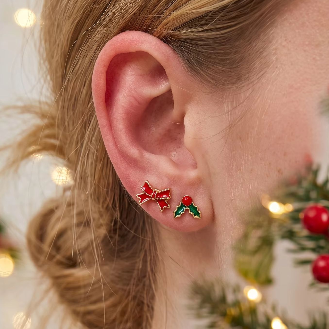 Mini Boucles d'oreilles clous  - Men'S Fashion Xmas Party avis et prix