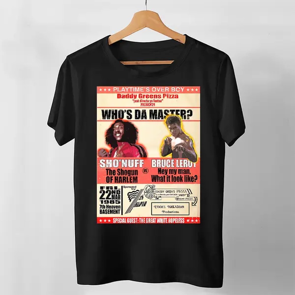 T-shirt graphique noir Sho Nuf - Mens Fashion Black Shirt avis et prix