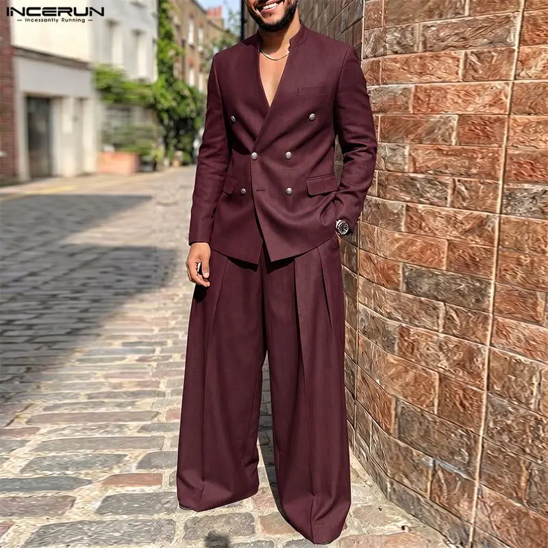 Ensemble homme INCERUN, couleu - Men'S Fashion Formal avis et prix