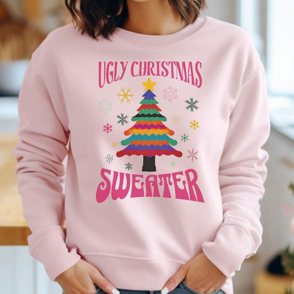 Laid pull de noël arbre sweat  - Men'S Fashion Xmas Party avis et prix