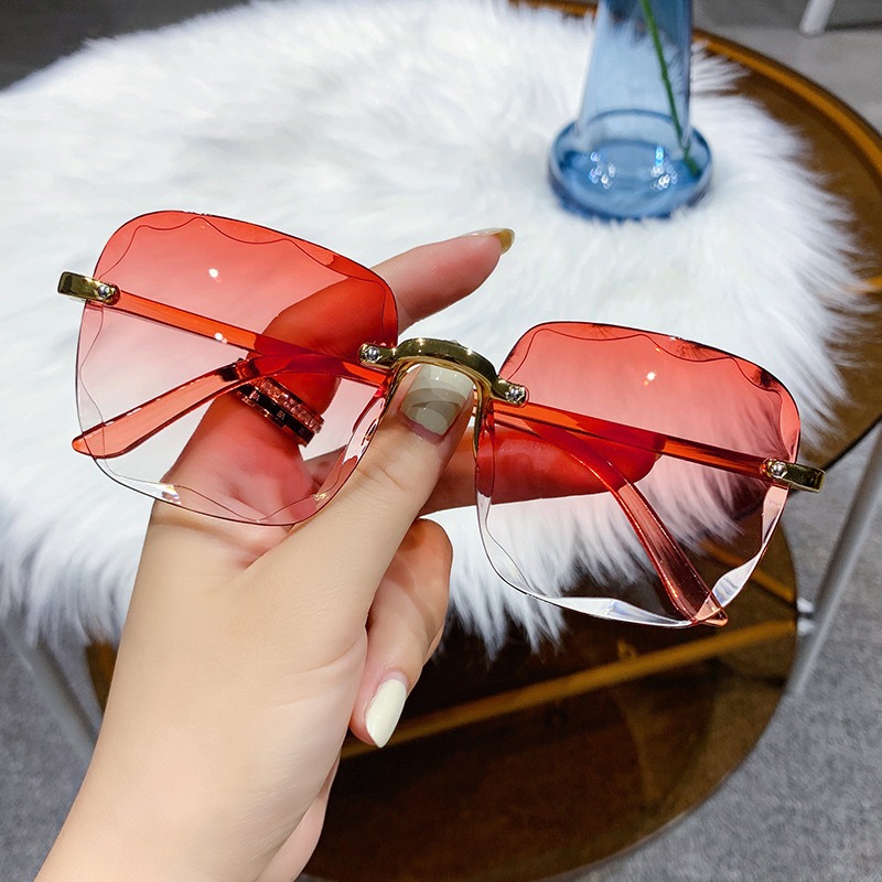 Lunettes de soleil carrées san - Men'S Fashion Rimless Glasses avis et prix