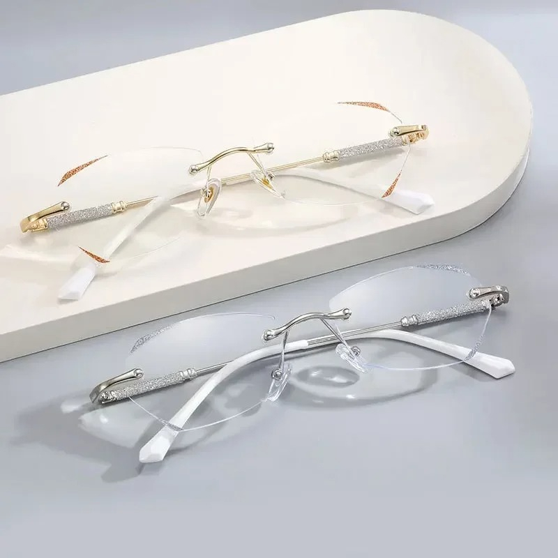 Lunettes de lecture sans montu - Men'S Fashion Rimless Glasses avis et prix
