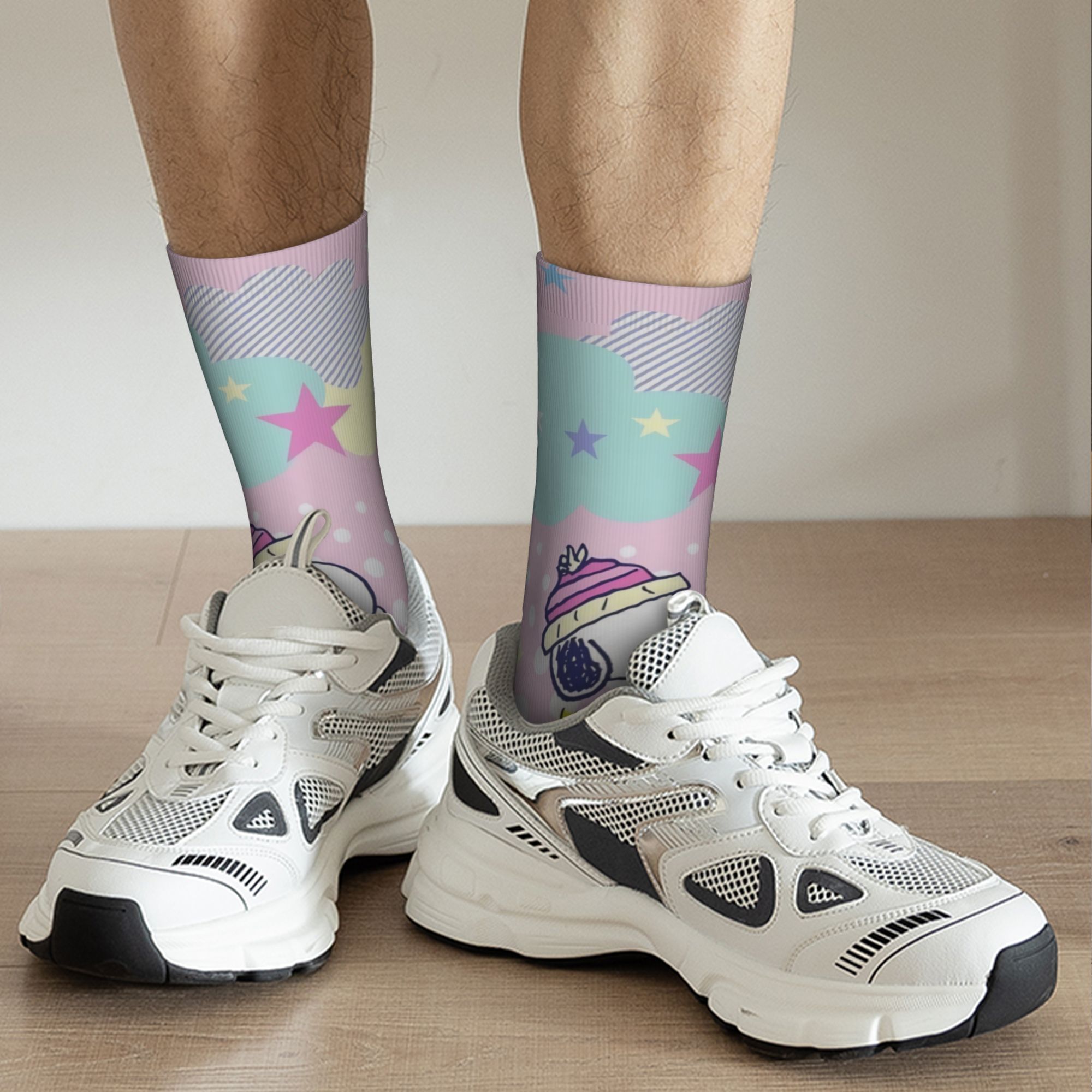 Chaussettes mi-hautes en polye - Men'S Fashion Youtube avis et prix