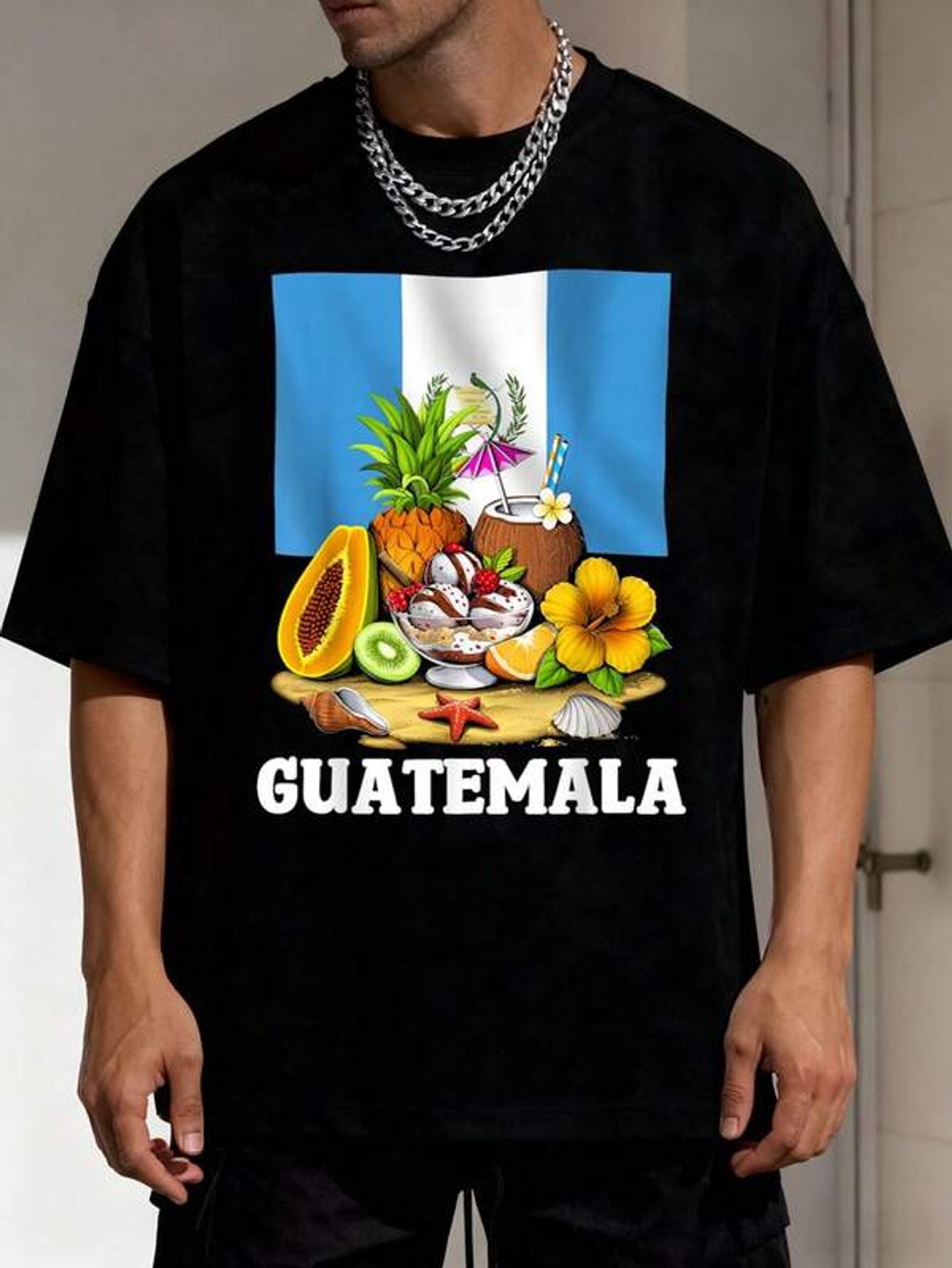 T-shirt de voyage Guatemala av - Men'S Fashion Guatemala avis et prix