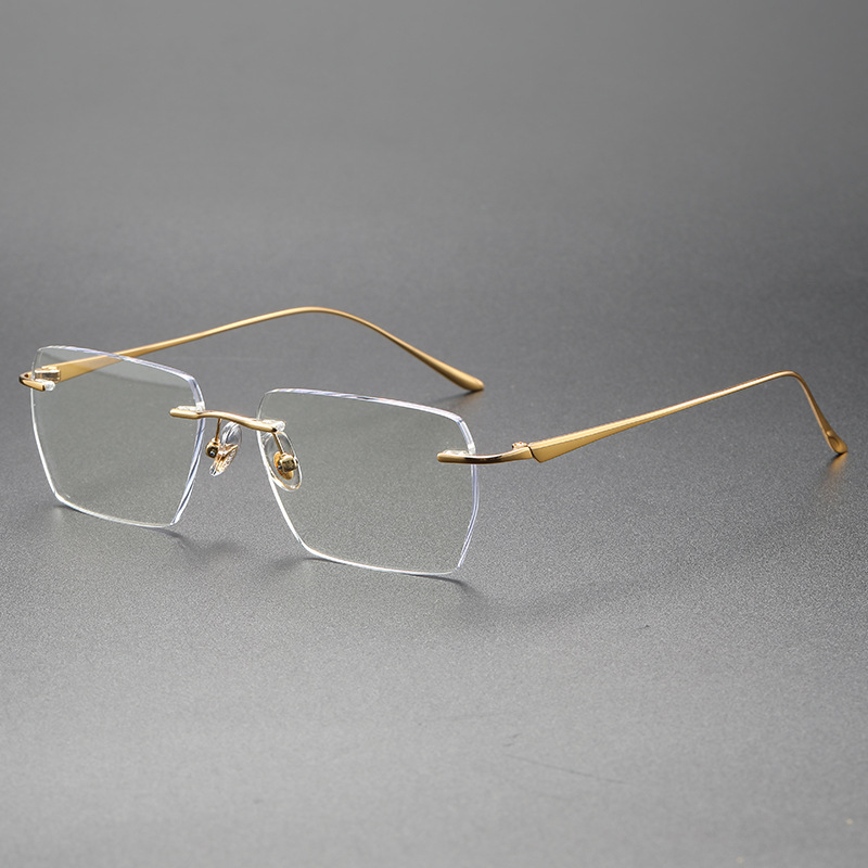 FIRADA mode lunettes carrées r - Men'S Fashion Rimless Glasses avis et prix