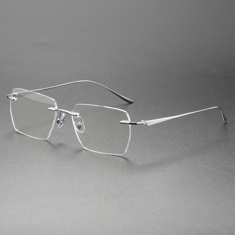 FIRADA mode lunettes carrées r - Men'S Fashion Rimless Glasses avis et prix