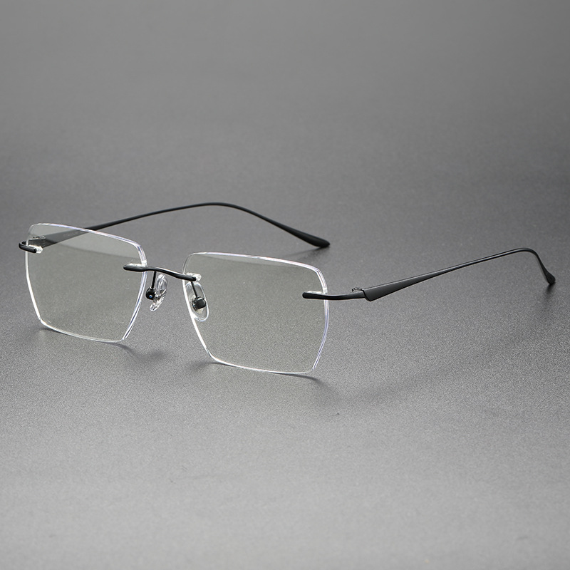 FIRADA mode lunettes carrées r - Men'S Fashion Rimless Glasses avis et prix